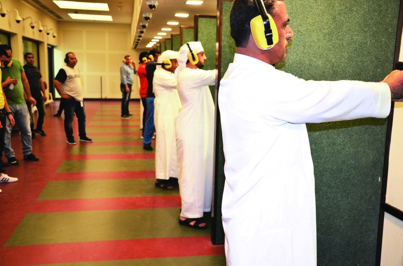 "■ جانب من منافسات التصفيات | البيان"