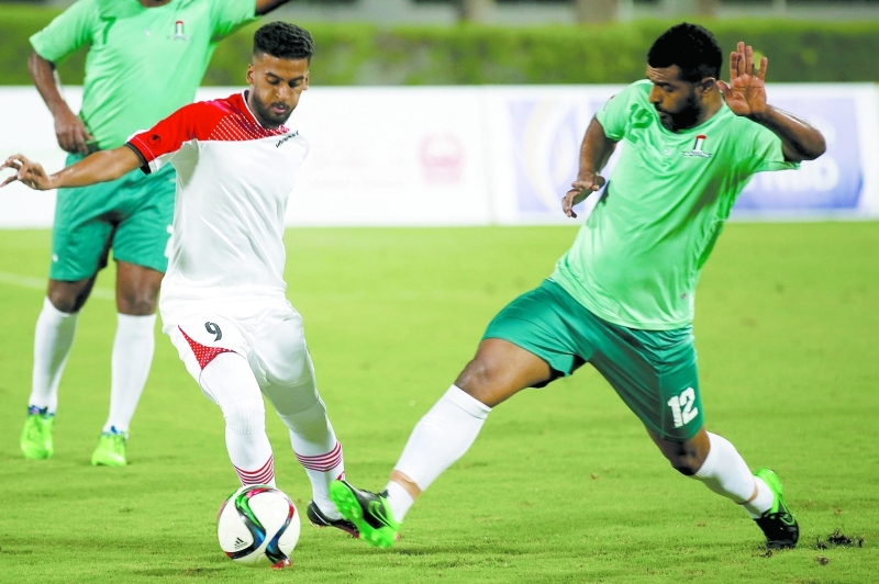 "■جانب من مباراة الجوكر والمعروف | البيان"