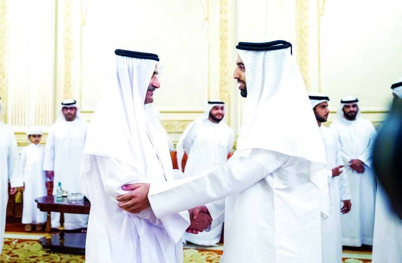 "حمد الشرقي خال استقبال محمد بن سعود"