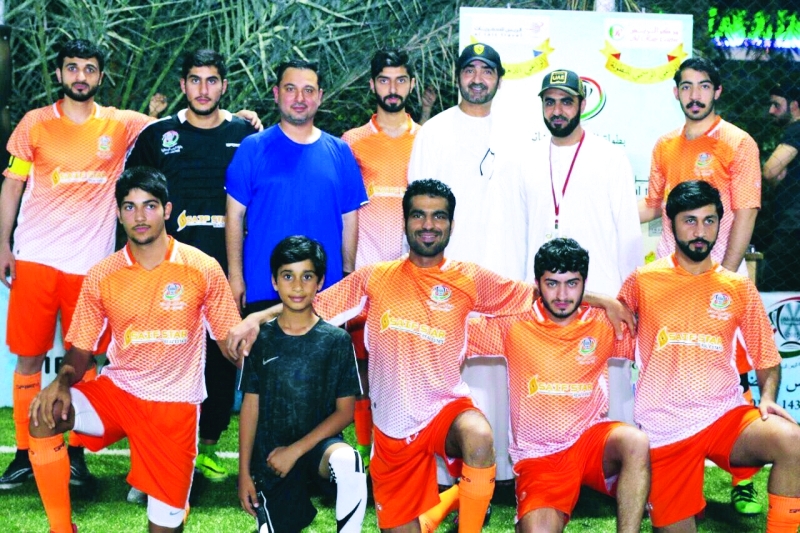 "■ أحد الفرق المشاركة في البطولة"