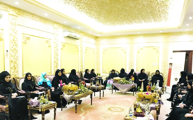 "جانب من مجلس الداخلية النسائي والذي استضافته فاطمة محمد عبيد الغص في أم القيوين ــ من المصدر"