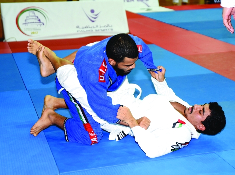 "■ جانب من منافسات الجوجيتسو | البيان"