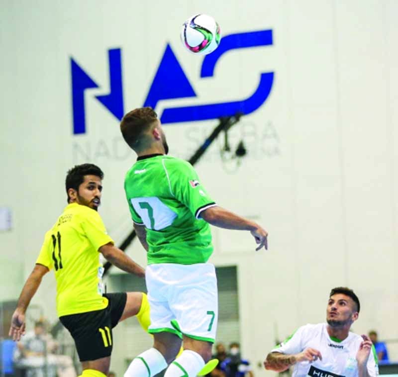 "■ الكثيري خلال المباراة"