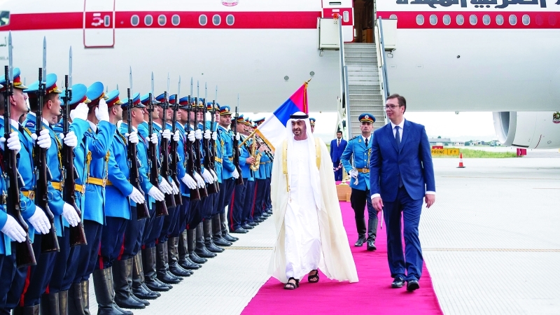 "سموه وفي استقباله ألكسندر فوتشيتش"