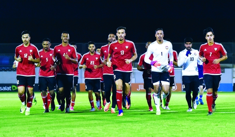 "■ المنتخب الأولمبي يواصل استعداداته للتصفيات | تصوير: ضيف الربيعي"
