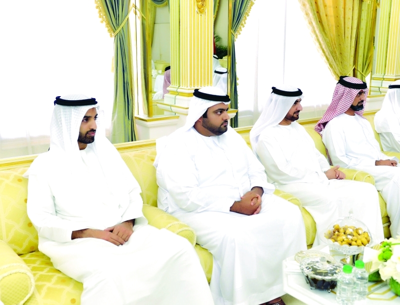 "عبد الله القاسمي وعمار النعيمي ومحمد الشرقي ومحمد بن سعود"