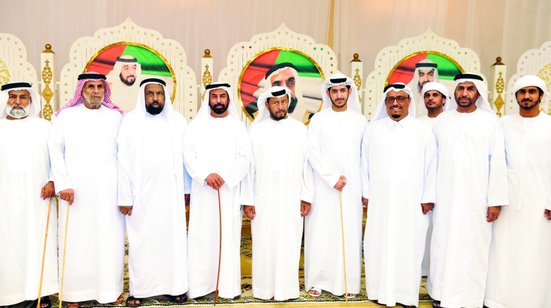 "■ سلطان بن زايد خلال حفل الزفاف بحضور ضاحي خلفان وشخصيات | وام"