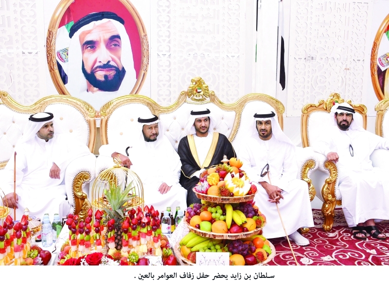 "سلطان بن زايد خلال حضوره الحفل | وام"