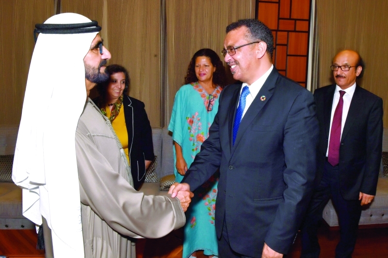 "محمد بن راشد مستقبلاً غيبرييسوس | تصوير: محمد هشام"