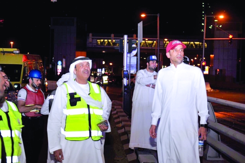 "المري والمطروشي متابعة دؤوبة لحظة بلحظة"