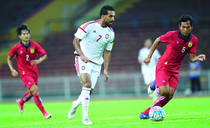 "■ من ودية المنتخب أمام لاوس يونيو الماضي | البيان"
