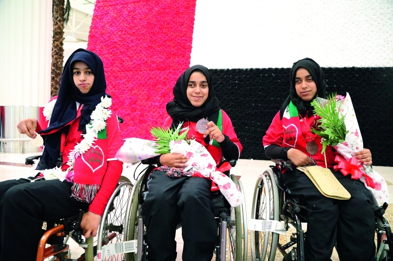 "■ نتائج مميزة للاعبات منتخب أصحاب الهمم في البطولة | البيان"