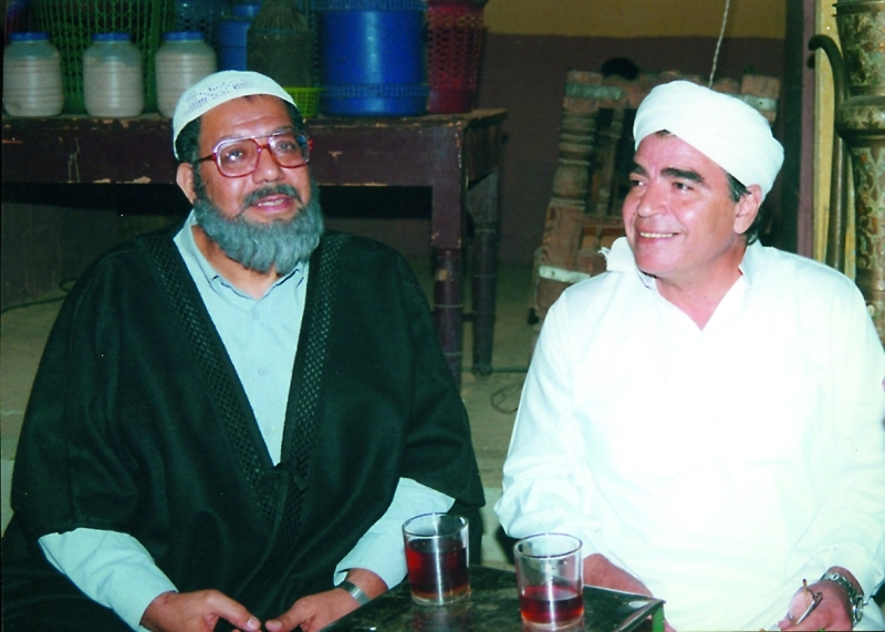 "Ⅶ محمود الجندي في أحد مشاهد مسلسل المسحراتي"