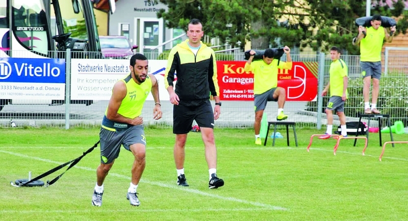 "■ جانب من تدريبات الوصل | البيان"