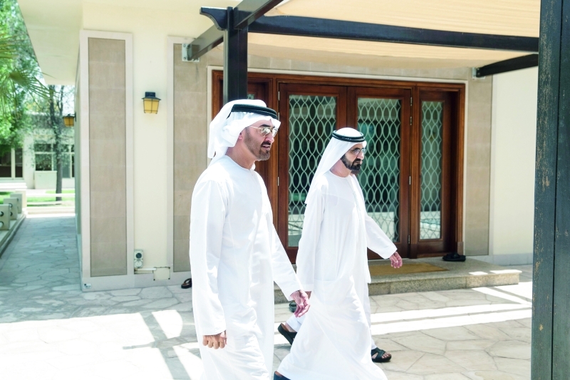 "محمد بن راشد ومحمد بن زايد"