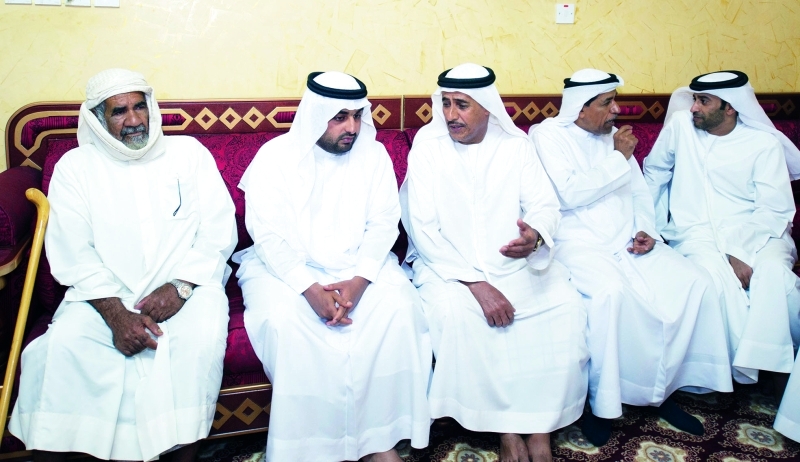 "■  راشد الشرقي يقدم واجب العزاء   |   وام"