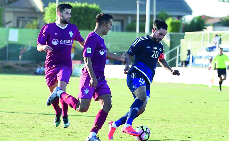 "■ من مباراة السماوي وخوميلا | البيان"