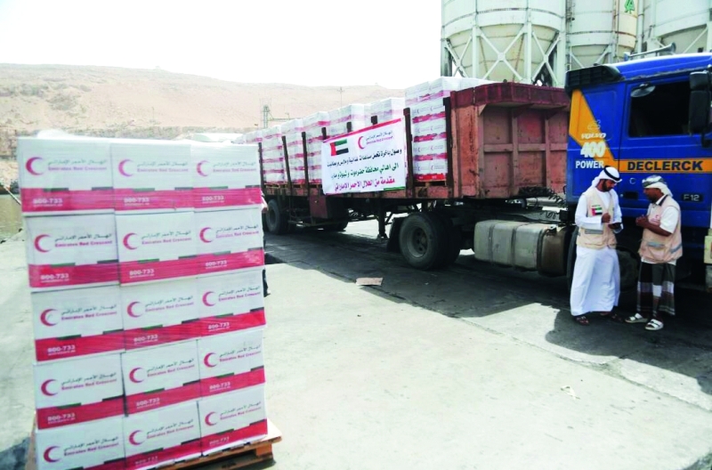 "الحملة بصمة إضافية من بصمات الوفاء الإماراتي تجاه الشعب اليمني| أرشيفية"