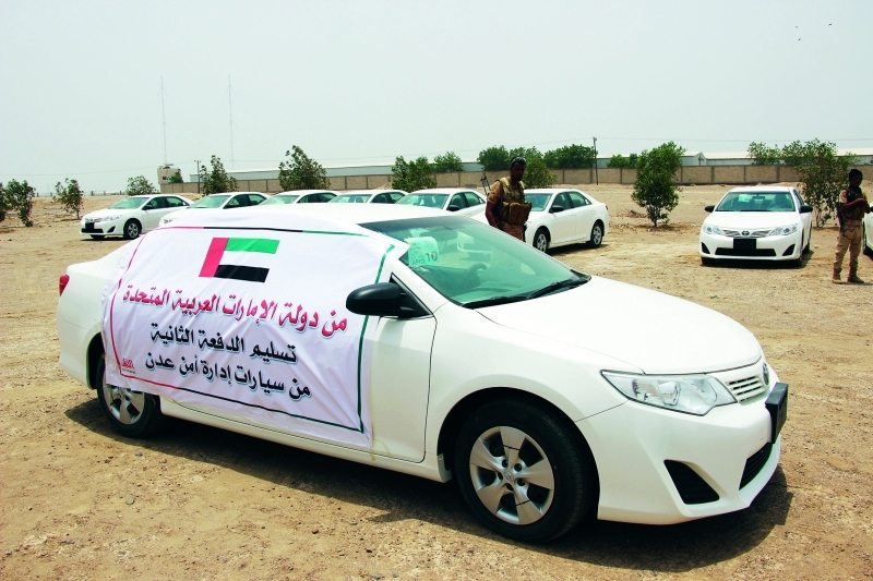 "Ⅶ تسليم سيارات جديدة دعماً من الإمارات لشرطة عدن | البيان"