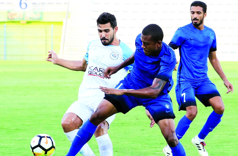 "Ⅶ النصر تجاوز الرفاع ودياً | تصوير- عاطف الغمري"