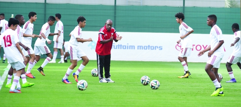 "جانب من تدريبات الأبيض الصغير | البيان"