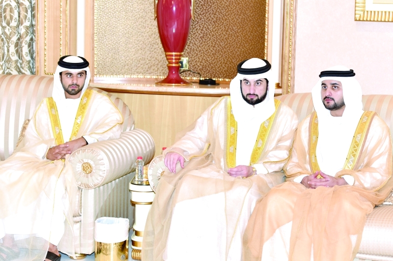 "مكتوم واحمد ومنصور بن محمد"