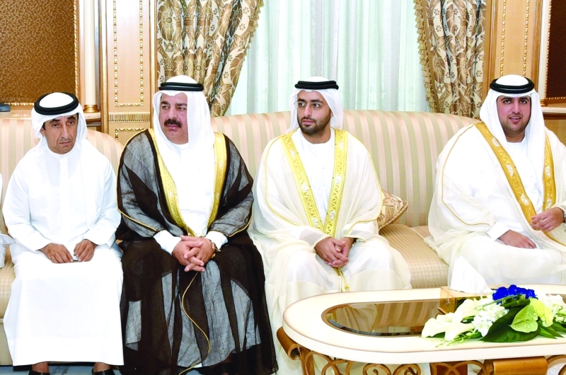 "سعيد بن حمدان وسعيد بن مكتوم وعبد الرحيم العلي"