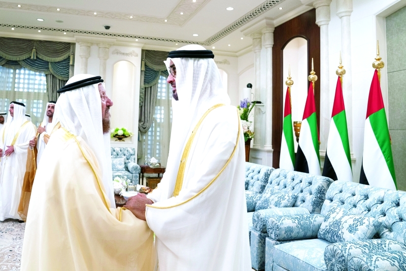 "ومصافحاً سيف المزروعي"