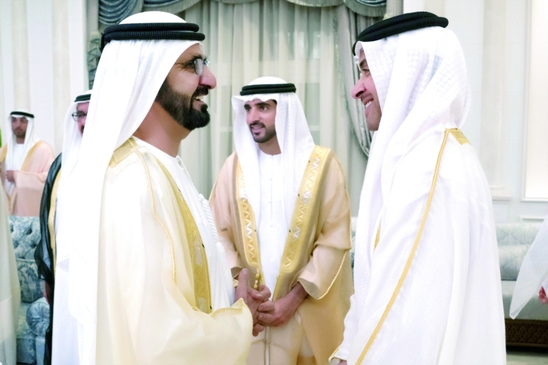 "وسموه في حديث مع هزاع بن زايد بحضور حمدان بن محمد"