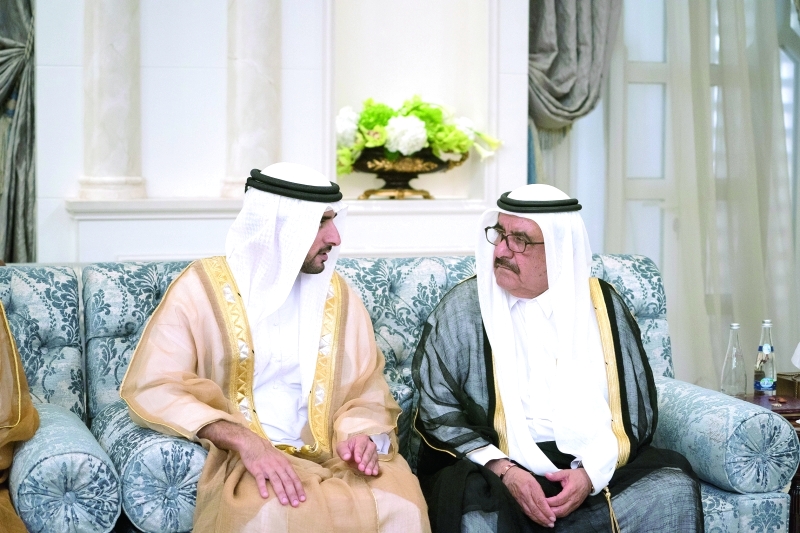 "حمدان بن محمد في حديث مع حمدان بن راشد"