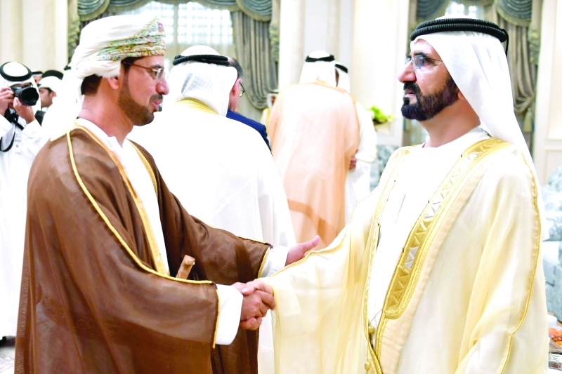 "نائب رئيس الدولة يتلقى تهاني أحد الدبلوماسيين"