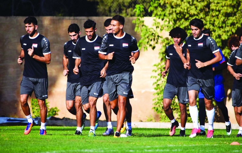 "من تدريبات منتخب العراق | البيان"
