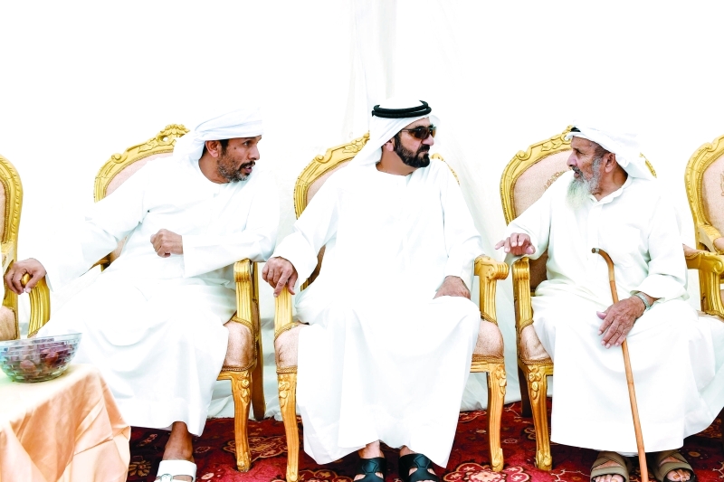 "■ وسموه في عزاء حارب الكتبي"