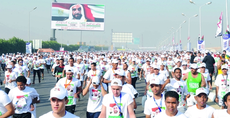 "ماراثون زايد في القاهرة قبلة العدائين البيان"