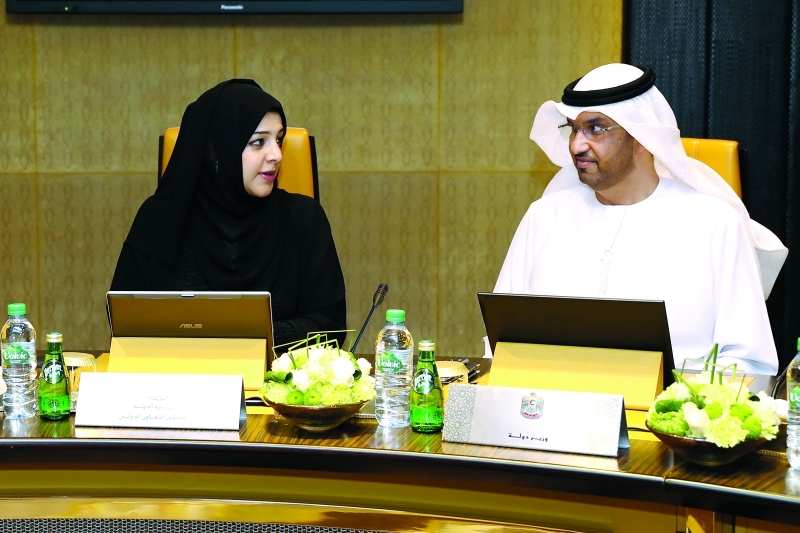 "سلطان الجابر وريم الهاشمي"