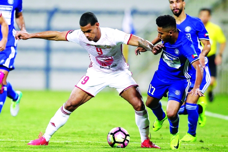 "من لقاء الشارقة والنصر الموسم الماضي | البيان"