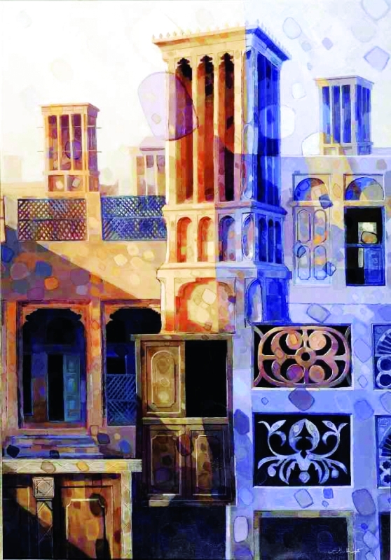 "البراجيل تكوينات مفعمة بالحياة في لوحات عبد القادر الريس | من المصدر"