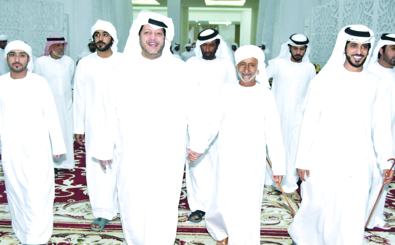"■ سعيد بن طحنون خلال الحفل"