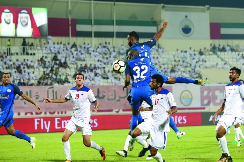 "الشارقة قدم مباراة قوية أمام النصر | تصوير - غلام كاركر"