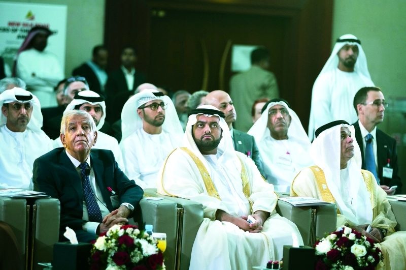 "ولي عهد الفجيرة خلال الجلسة الافتتاحية للمنتدى | وام"