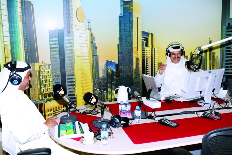 "خالد شهيل وكفاح الكعبي خلال الحملة | البيان"