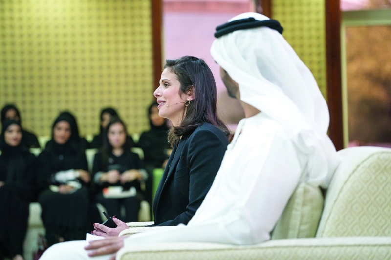 "Ⅶ راشيل بوتسمان متحدثة خلال المحاضرة"
