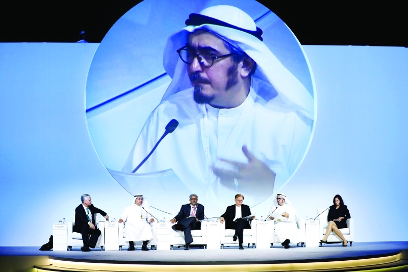 "جانب من جلسات اليوم الأول للقمة العالمية للاقتصاد الأخضر | من المصدر"