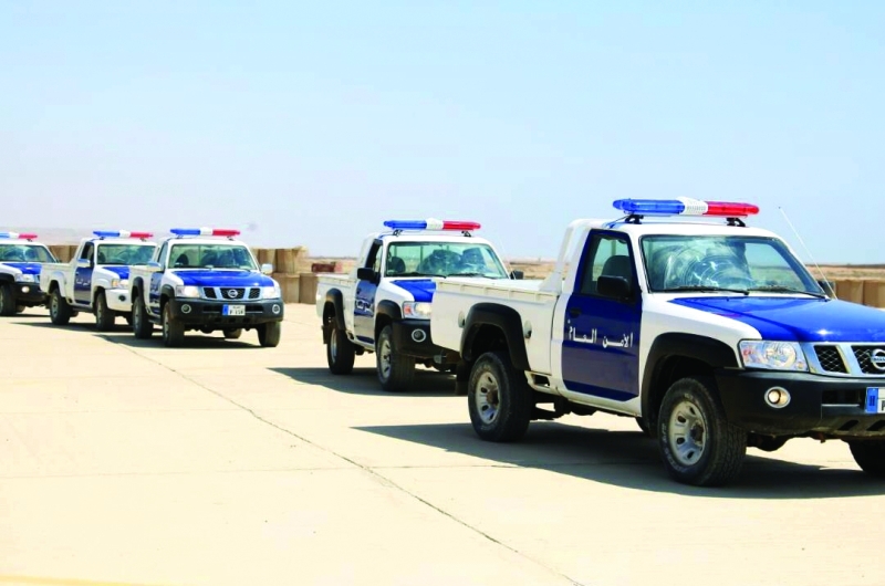 "■ جانب من سيارات الأمن العام التي قدّمتها دولة الإمارات | وام"