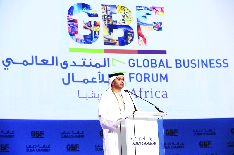 "■ ماجد الغرير يلقي كلمته في افتتاح فعاليات المنتدى | البيان"