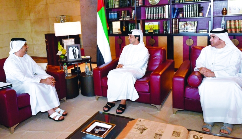 "Ⅶ منصور بن زايد وحديث مع الرحماني في حضور الريسي | وام"
