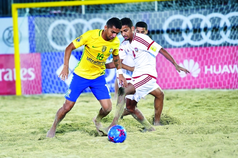 "من مباراة منتخبنا أمام البرازيل | البيان"