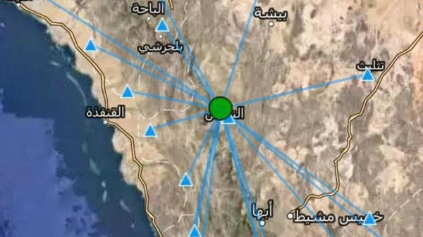هزة أرضية بقوة 4 درجات جنوب السعودية