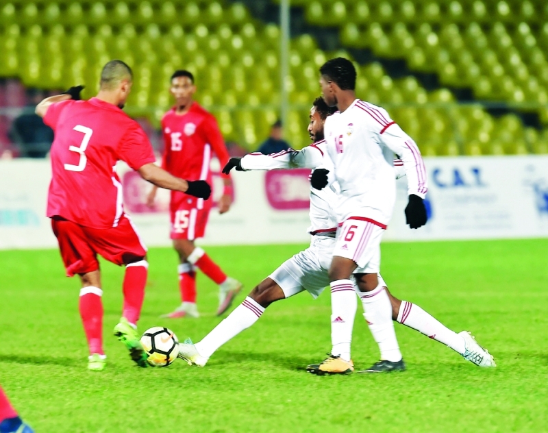 "جانب من مباراة منتخب الشباب الأخيرة أمام نظيره العماني | البيان"