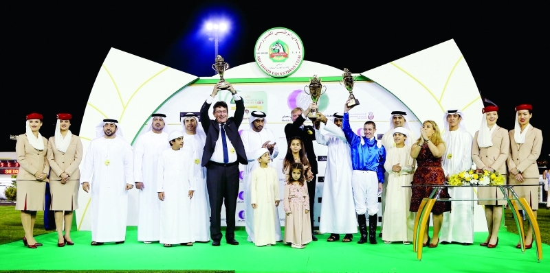 "أنجال سمو الشيخ منصور بن زايد توجوا أبطال «جوهرة تاج زايد» | البيان"